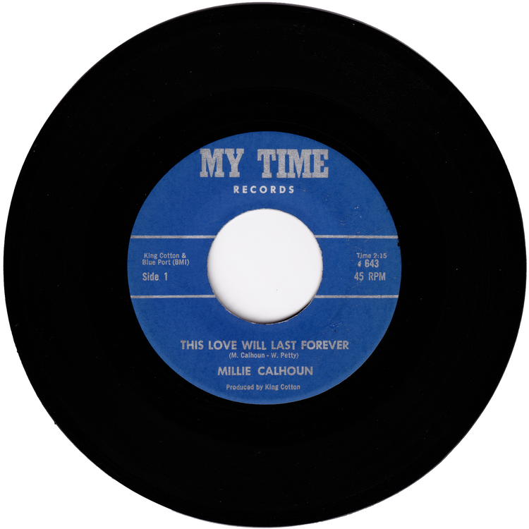 Millie Calhoun - I Go For You Baby / This Love Will Last Forever