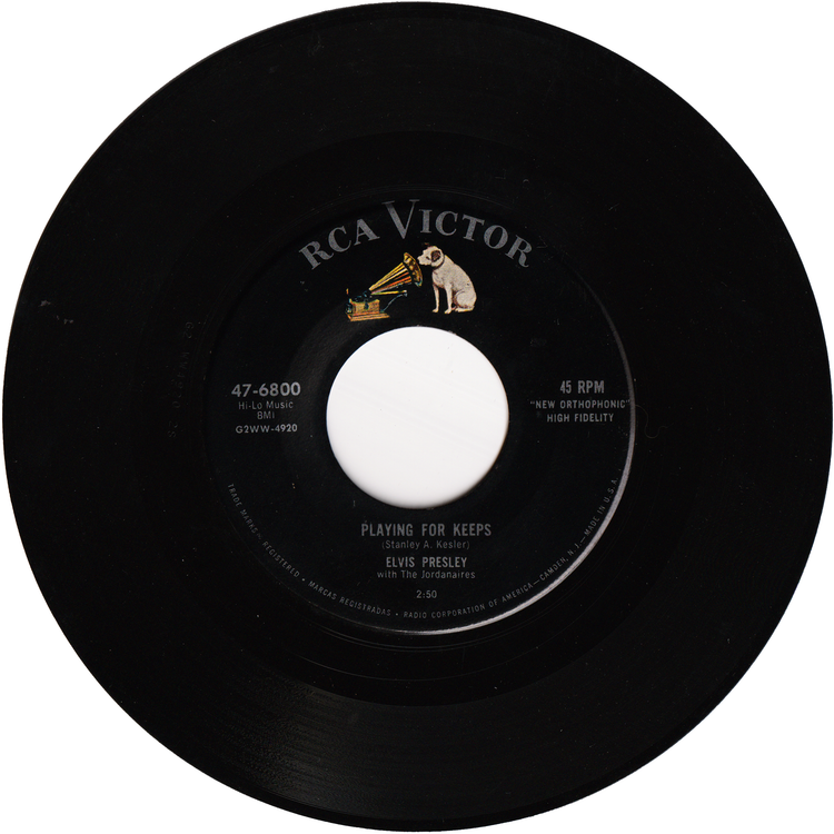 Elvis Presley - Too Much / Playing For Keeps