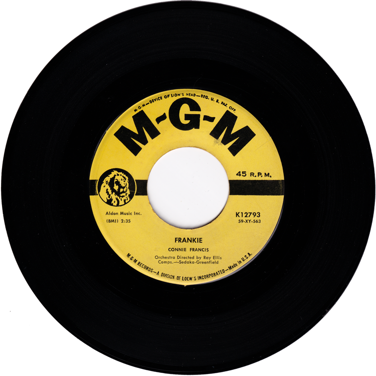 Connie Francis - Lipstick On Your Collar / Frankie