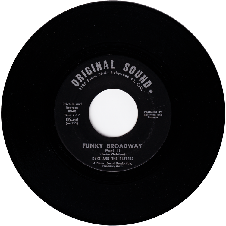 Dyke & The Blazers - Funky Broadway Part 1 / Funky Broadway Part 2