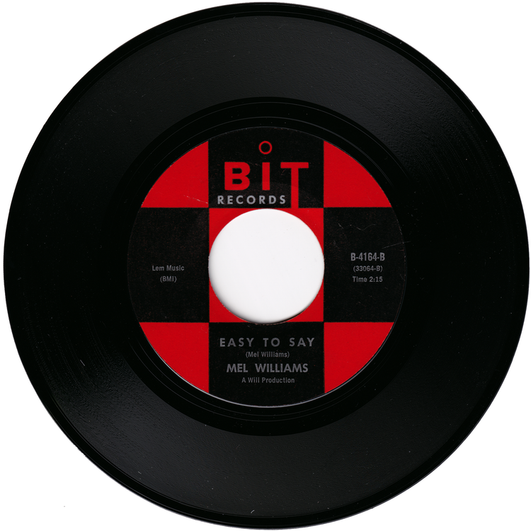 Mel Williams - Secret Love / Easy To Say