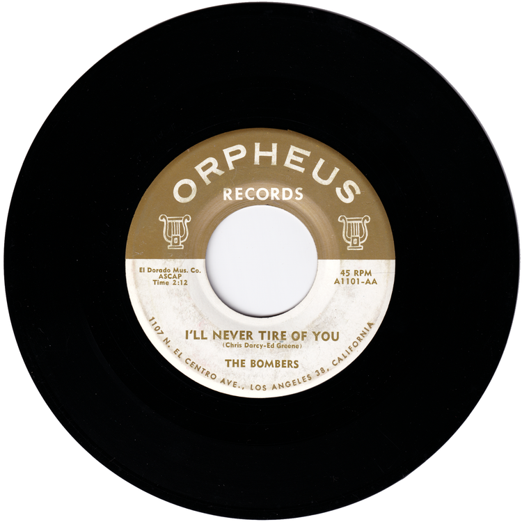 The Bombers - Malena / I'll Never Tire Of You