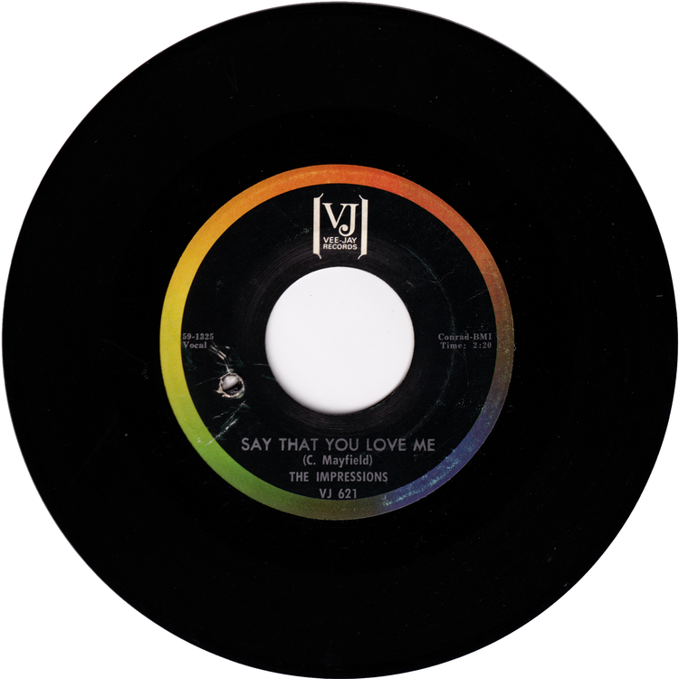 The Impressions - Senorita I Love You / Say That You Love Me (VEE-JAY label 1964)