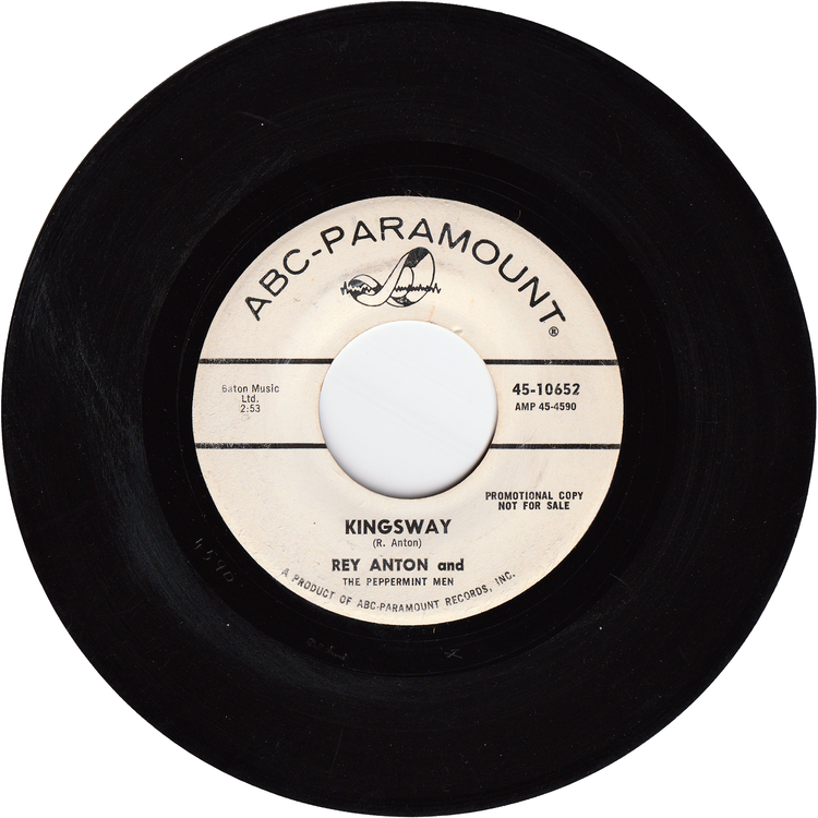 Rey Anton & The Peppermint Men - Wishbone / Kingsway (Promo)