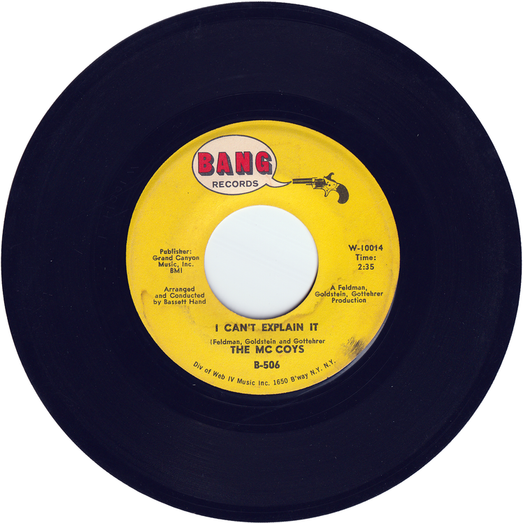 The McCoys - Hang On Sloopy / I Can't Explain It