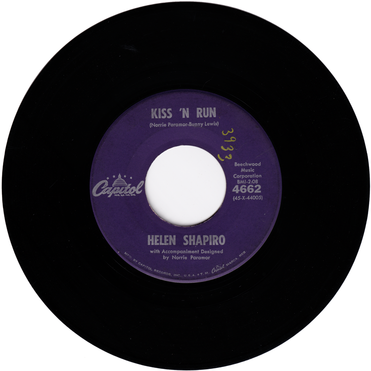 Helen Shapiro - Walkin' Back To Happiness / Kiss 'n Run