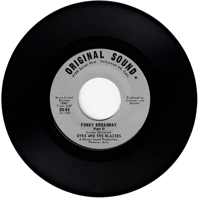 Dyke & The Blazers - Funky Broadway Part 1 / Funky Broadway Part 2