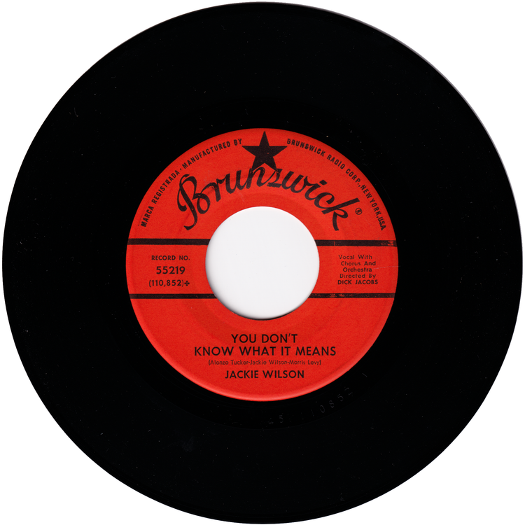 Jackie Wilson - Years From Now / You Don't Know What It Mean