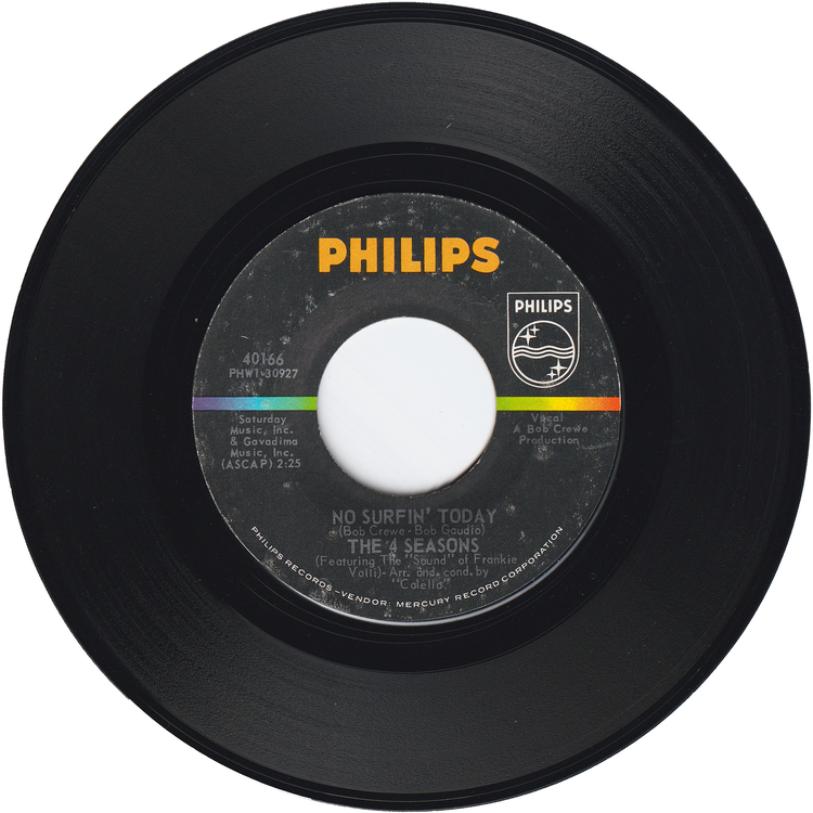 The Four Seasons - Dawn (Go Away) / No Surfin' Today