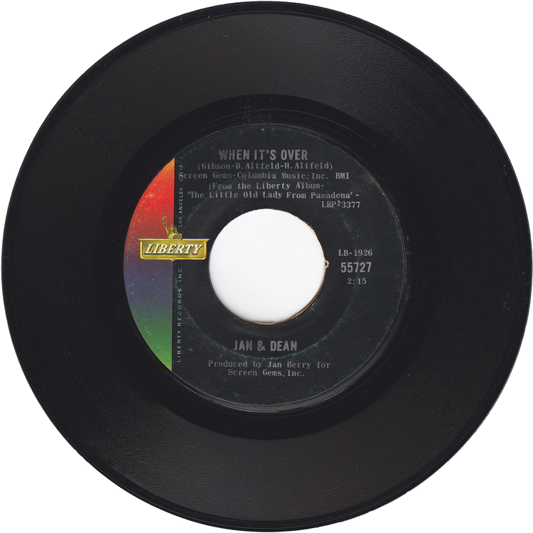 Jan & Dean - Sidewalk Surfin' / When It's Over