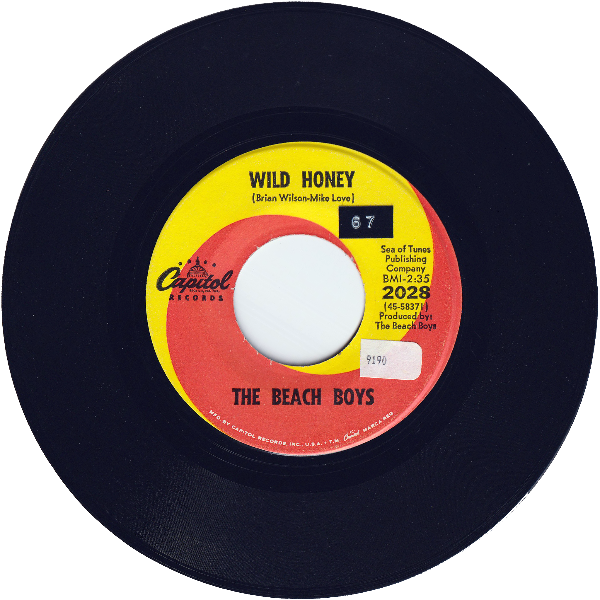 The Beach Boys - Wild Honey / Wind Chimes – NIGHT BEAT RECORDS The Beach Boys - Wild Honey / Wind Chimes – NIGHT BEAT RECORDS