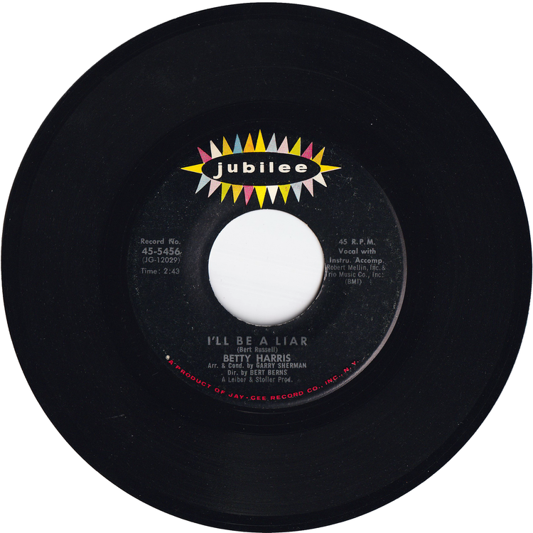 Betty Harris - Cry To Me / I'll Be A Liar