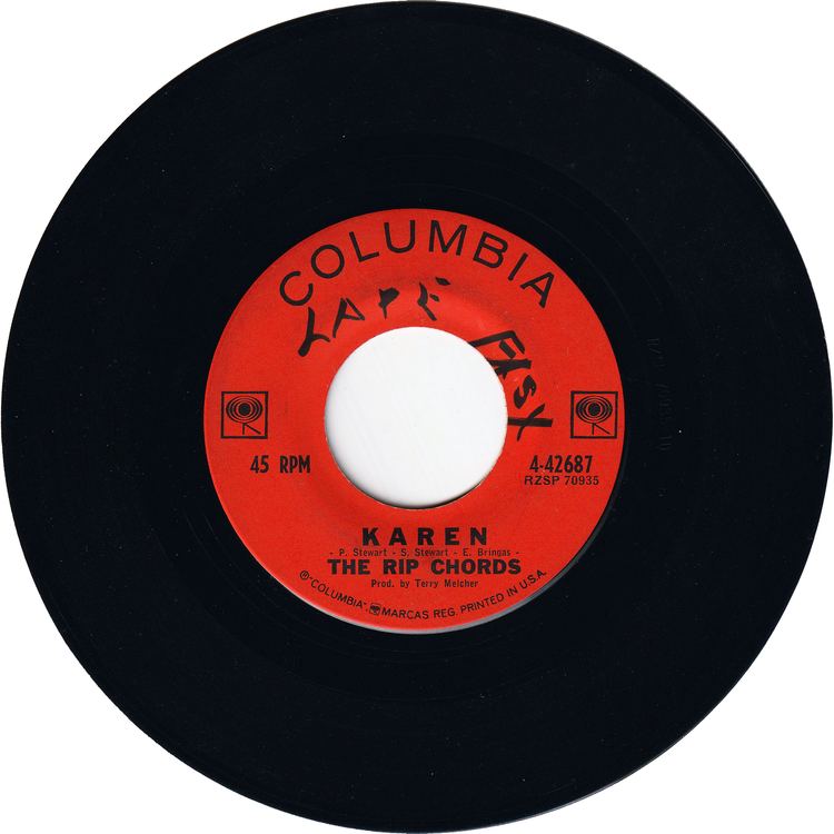 The Rip Chords - Here I Stand / Karen