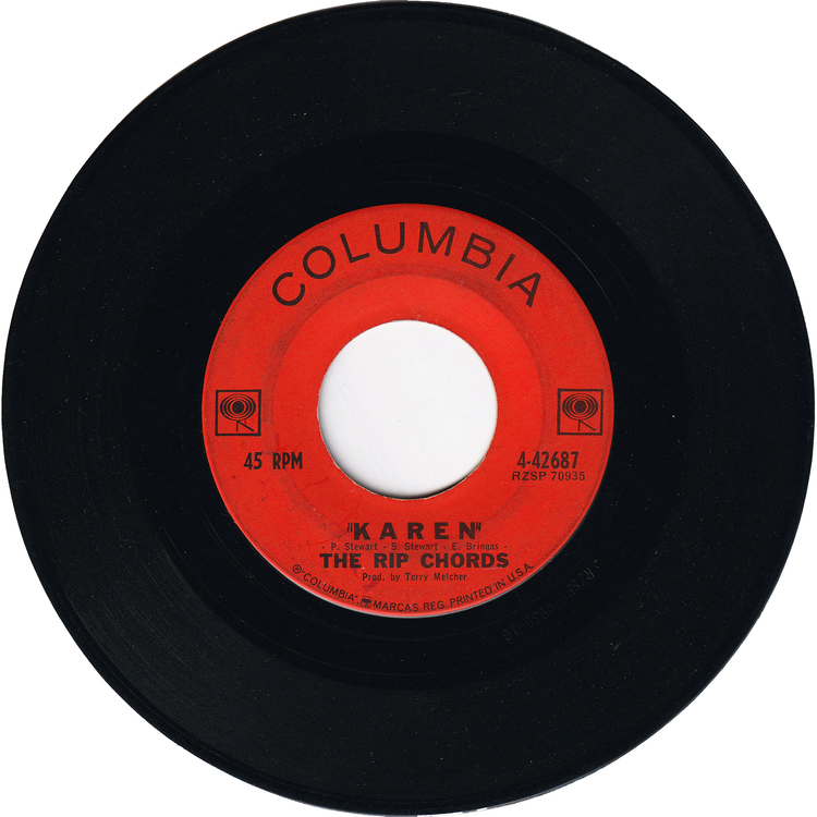 The Rip Chords - Here I Stand / Karen