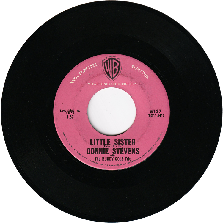 Connie Stevens - Sixteen Reasons (Why I Love You) / Little Sister (1st.press)