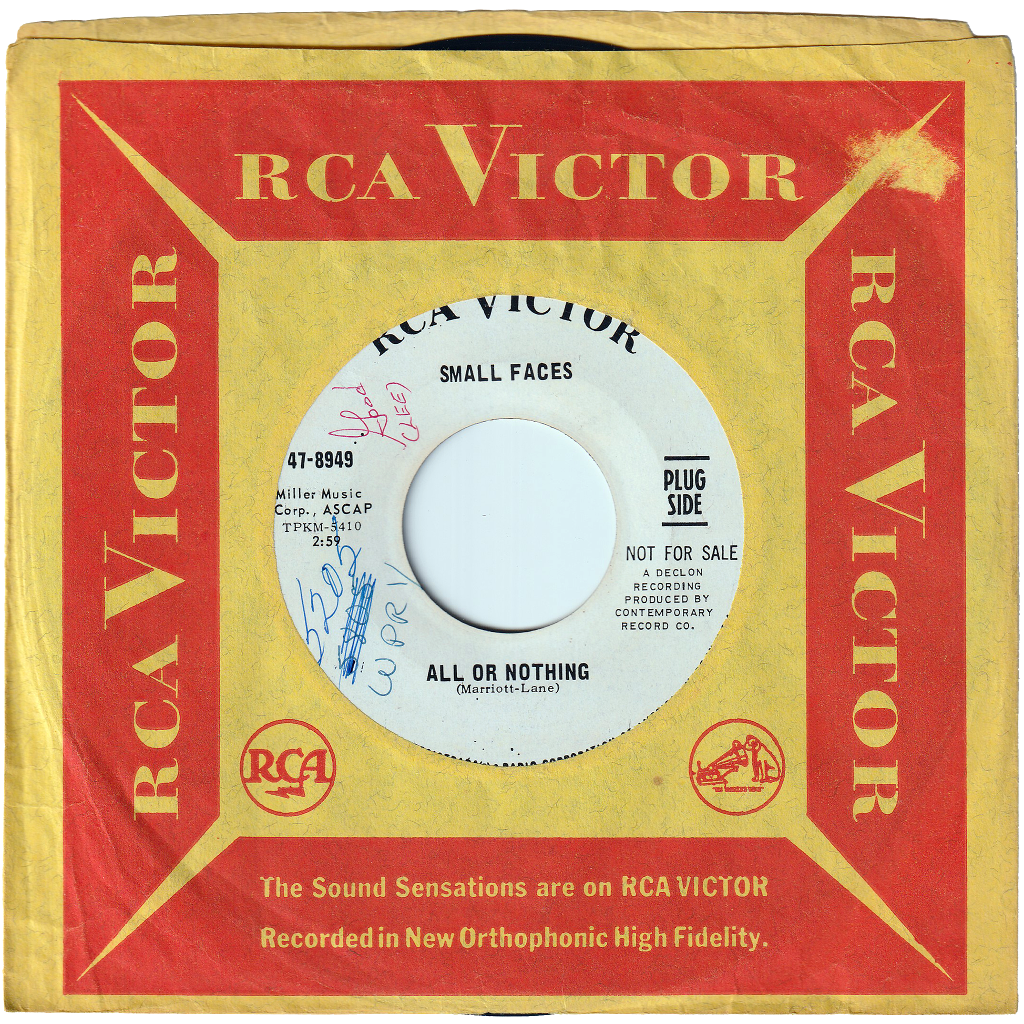 Small Faces - All or Nothing / Understanding (Promo) – NIGHT