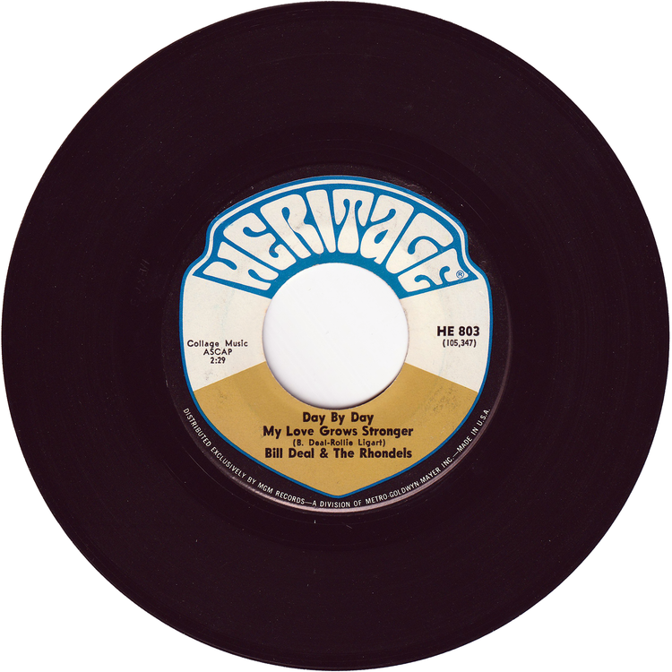 Bill Deal & The Rhondels - May I / Day By Day My Love Grows Stronger