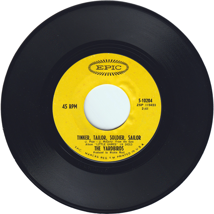 The Yardbirds - Ha Ha Said The Clown / Tinker, Tailor, Soldier, Sailor