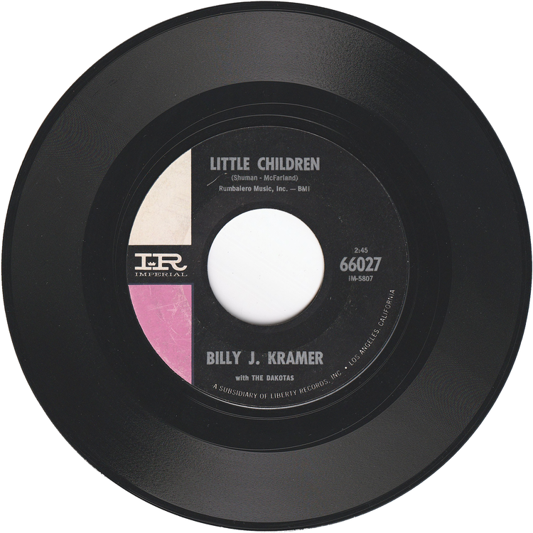 Billy J. Kramer with The Dakotas - Bad To Me / Little Children