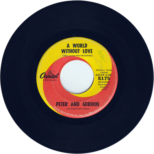 Peter & Gordon - A World Without Love / If I Were You