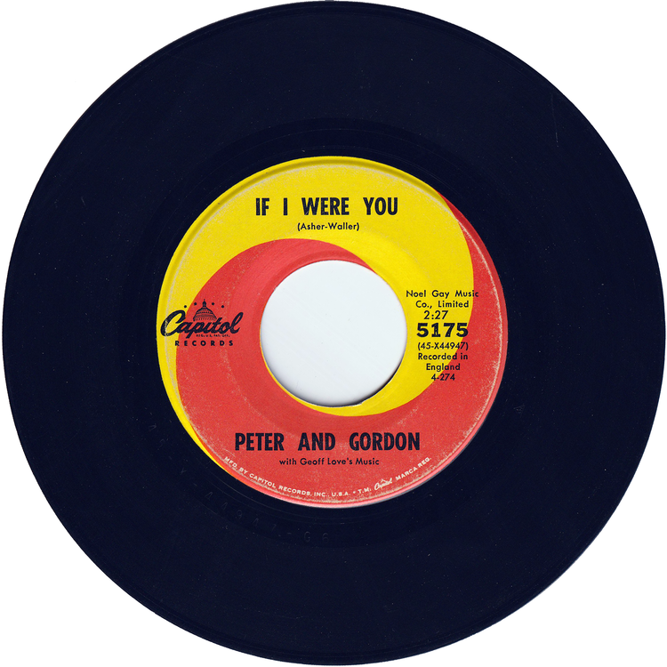 Peter & Gordon - A World Without Love / If I Were You