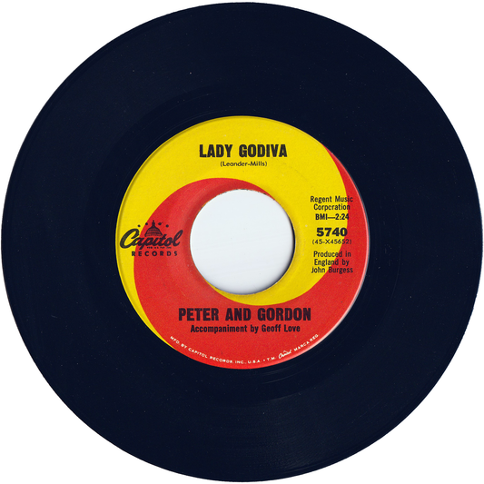 Peter & Gordon - Lady Godiva / Morning's Calling