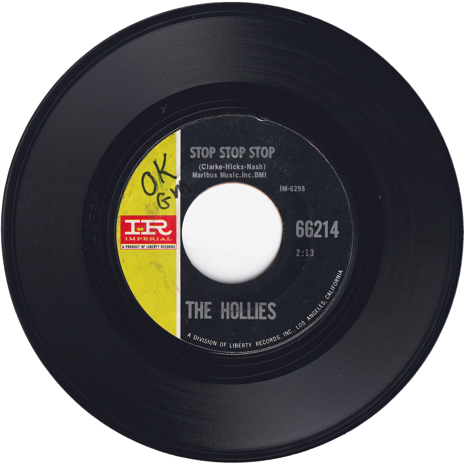 The　–　BEAT　It's　Stop　NIGHT　Stop　Hollies　You　Stop　RECORDS