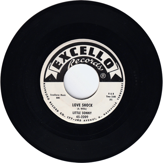 Little Sonny - Love Shock / I'll Love You Baby (Until The Day I Die) (Promo)
