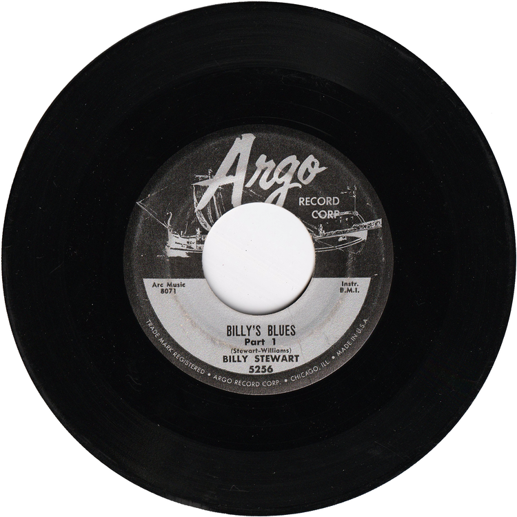 Billy Stewart - Billy's Blues Part 1 / Billy's Blues Part 2 (ARGO Label)