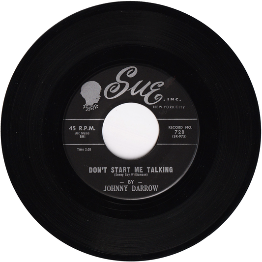 Johnny Darrow - Don't Start Me Talking / Jo Ann Delilah