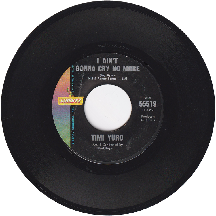 Timi Yuro - I Ain't Gonna Cry No More / The Love Of A Boy