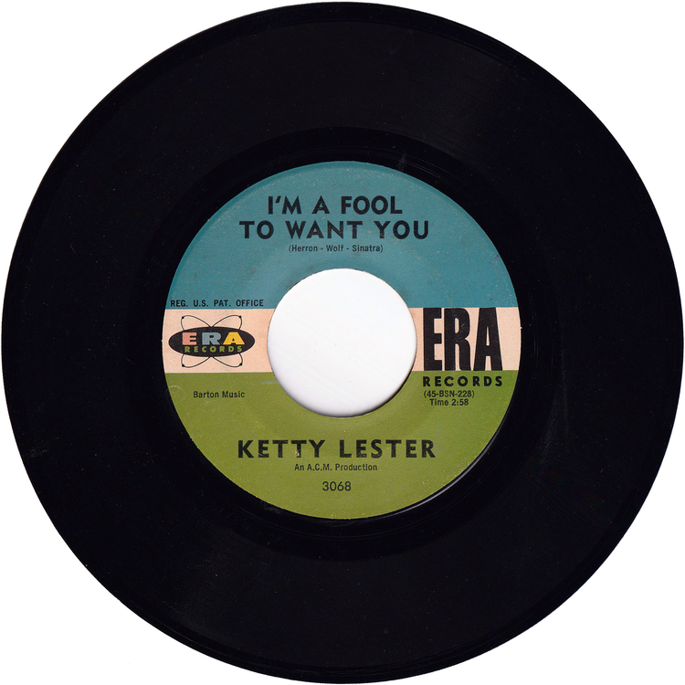 Ketty Lester - Love Letters / I'm A Fool Want You