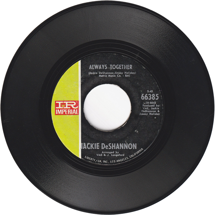 Jackie DeShannon - Put A Little Love In Your Heart / Always Together