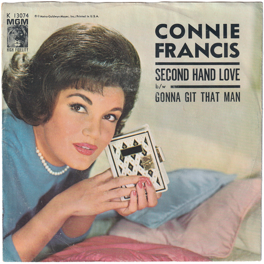 Connie Francis - Gonna Git That Man / Second Hand Love (w/PS)