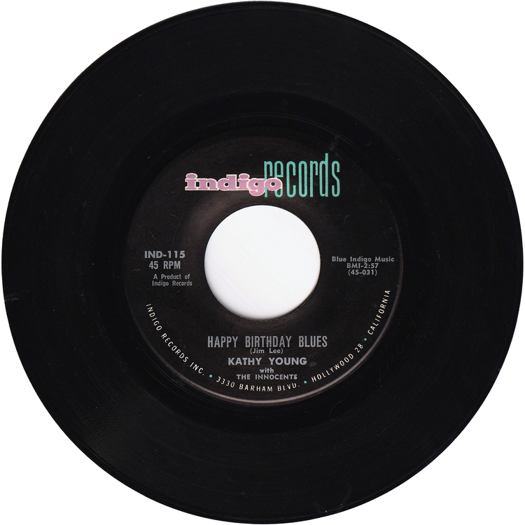 Kathy Young & The Innocents - Happy Birthday Blues / Someone To Love