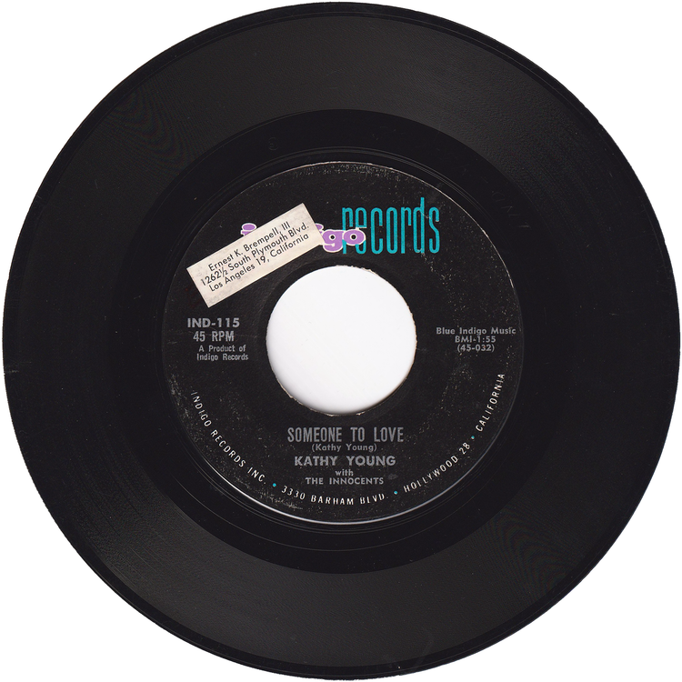 Kathy Young & The Innocents - Happy Birthday Blues / Someone To Love