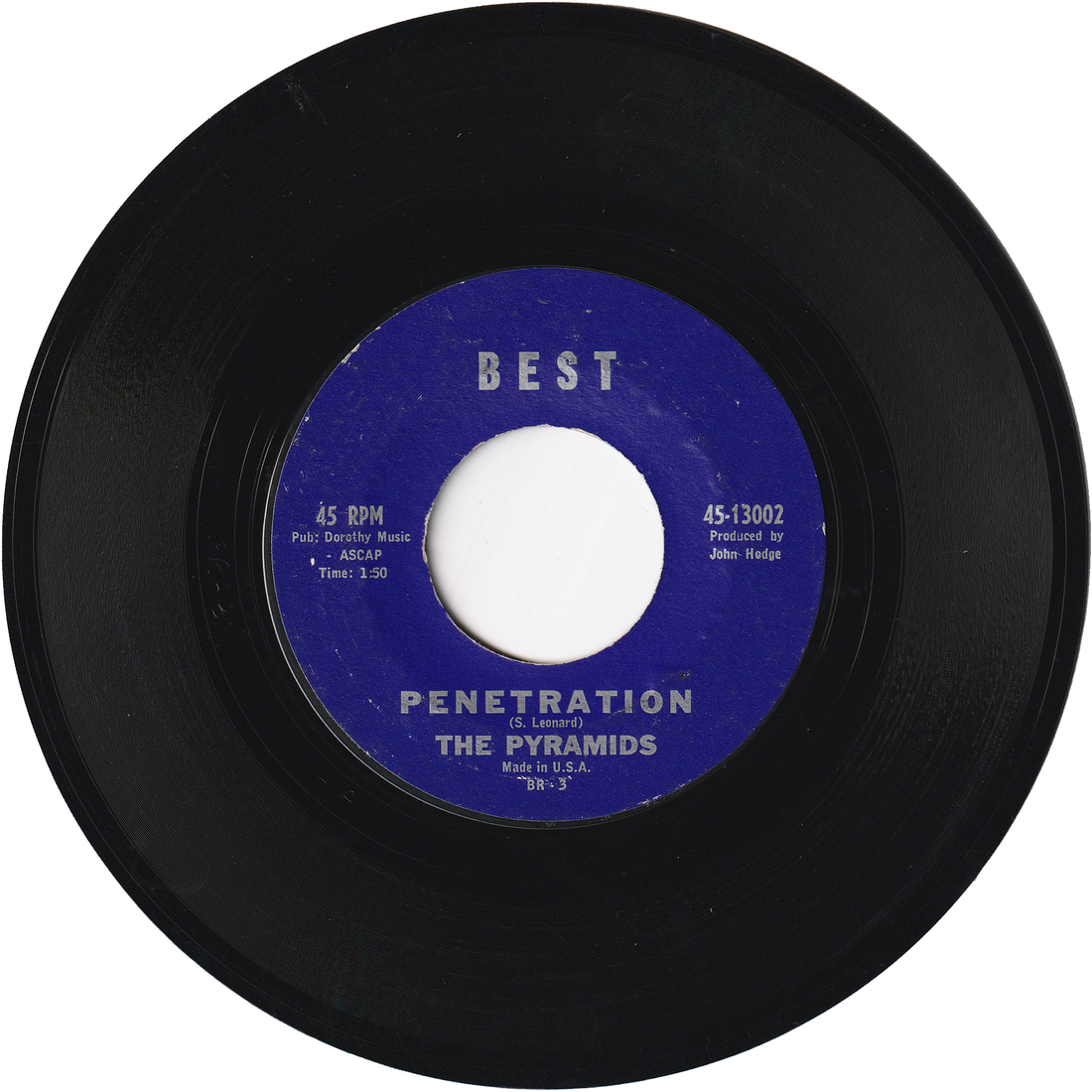 The Pyramids - Penetration / Here Comes Marsha – NIGHT BEAT RECORDS
