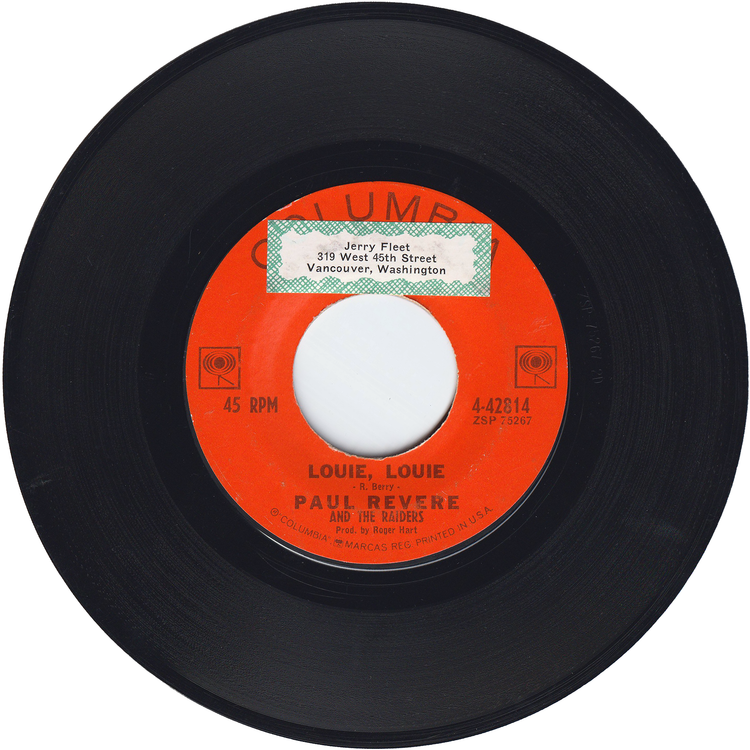 Paul Revere & The Raiders - Louie, Louie / Night Train