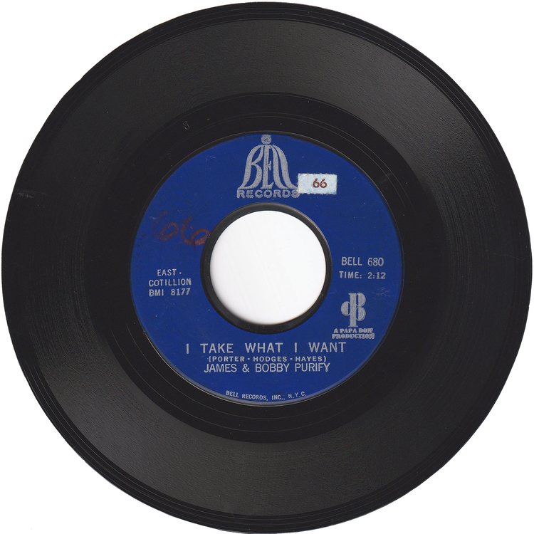 James & Bobby Purify - I Take What I Want / Sixteen Tons