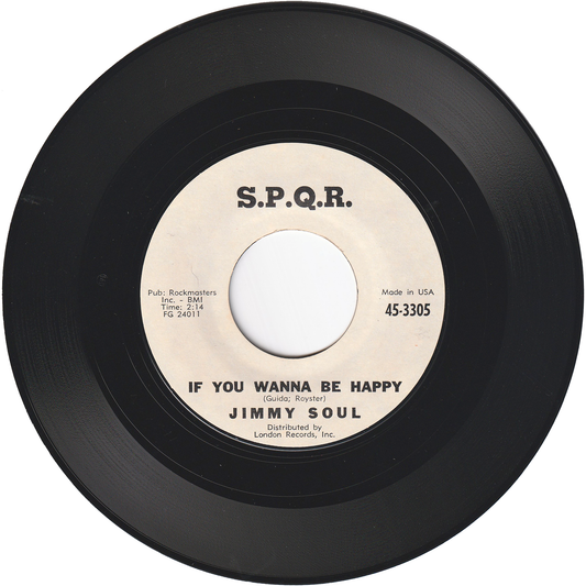 Jimmy Soul - If You Wanna Be Happy / Don't Release Me