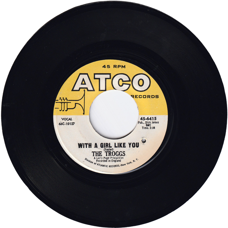 The Troggs - Wild Thing / With A Girl Like You [ATCO label]