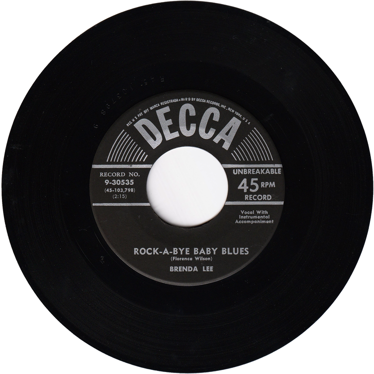 Brenda Lee - Rock The Bop / Rock-A-Bye Baby Blues