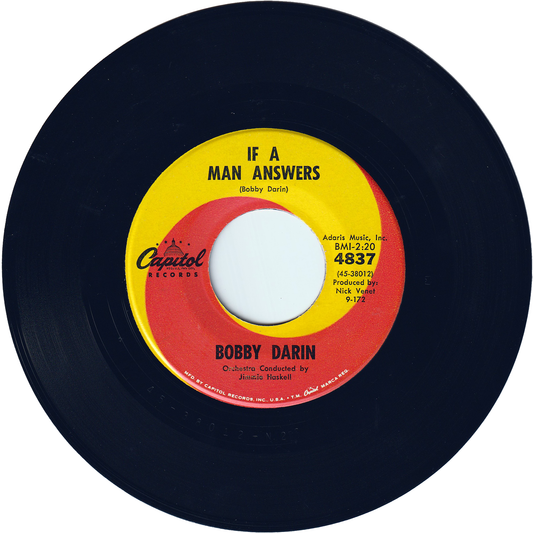 Bobby Darin - If A Man Answers / A True, True Love