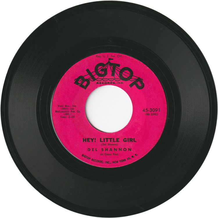 Del Shannon - Hey! Little Girl / I Don't Care Any More