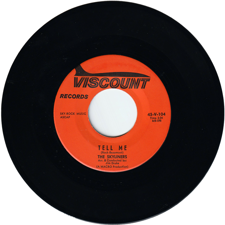 The Skyliners - Comes Love / Tell Me