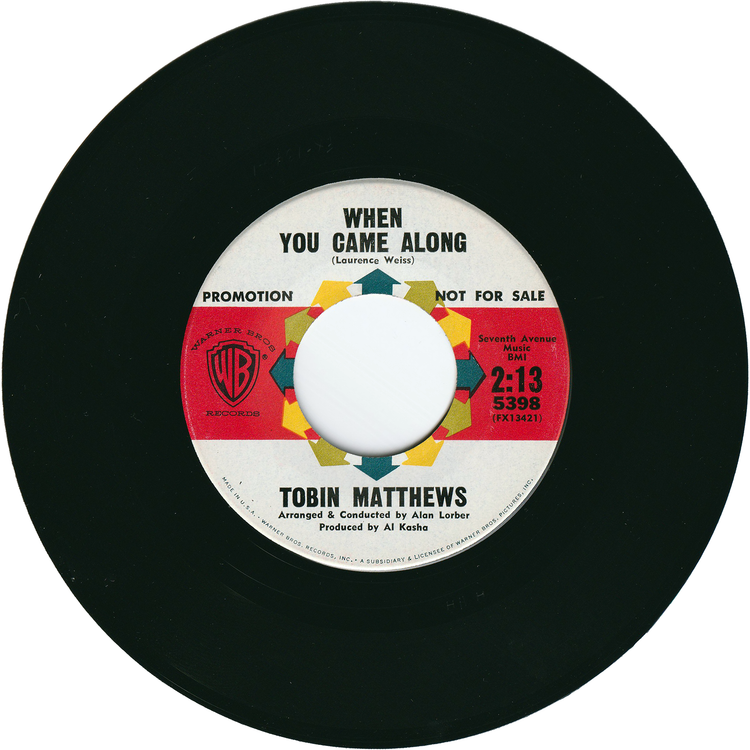 Tobin Matthews - Can't Stop Talking About You / When You Came Along (Promo)
