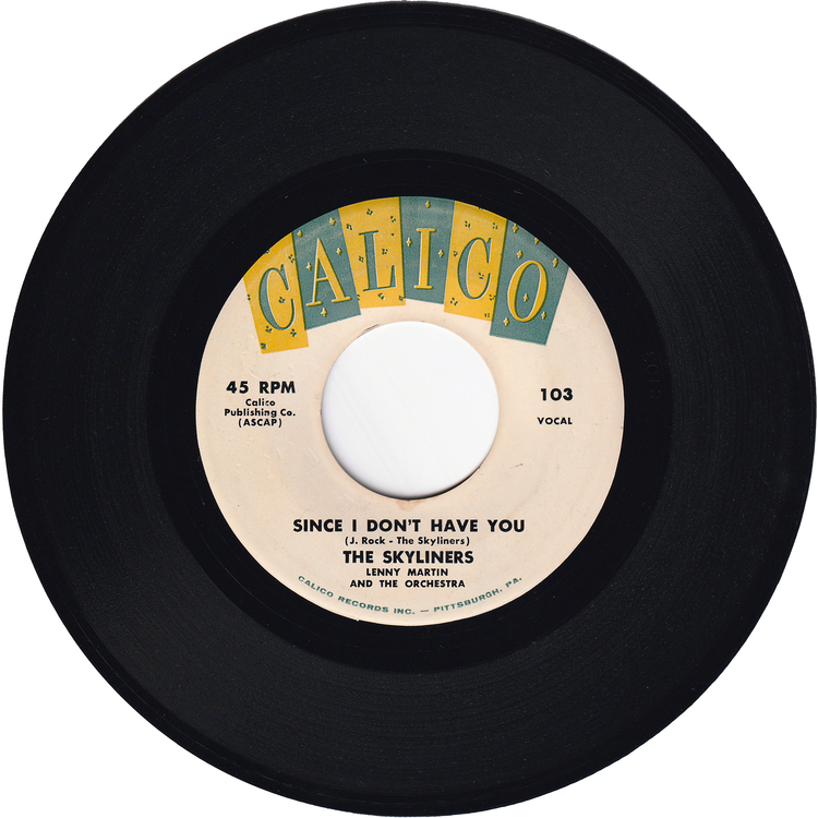 The Skyliners - Since I Don't Have You / One Night, One Night