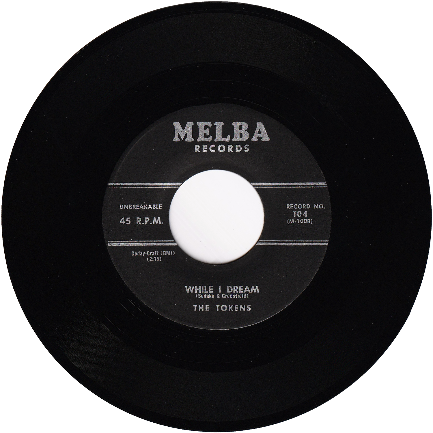 The Tokens - While I Dream / I Love My Baby – NIGHT BEAT RECORDS