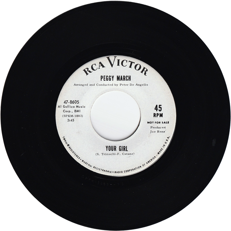 Peggy March - Let Her Go / Your Girl (Promo)