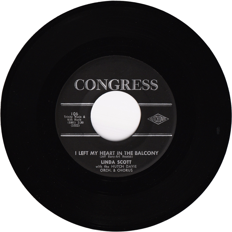 Linda Scott - Lopsided Love Affair / I Left My Heart In The Balcony